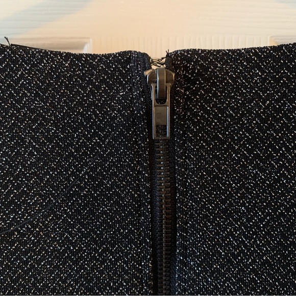 Torrid Metallic and Black Sparkly Side Knot Dress - Picture 7 of 9